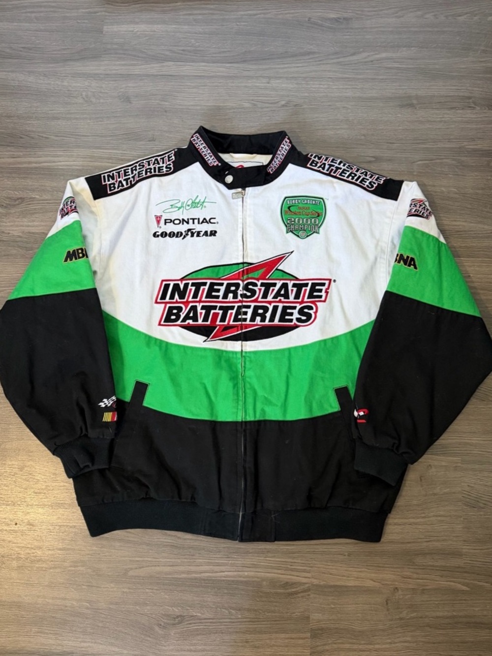 Chase Authentics Bobby Labonte Interstate Batteries 2000 Nascar Racing Jacket